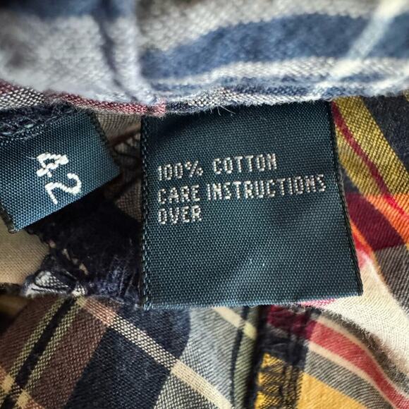 Polo Ralph Lauren Madras Plaid Patchwork Shorts Classic 9" Men's Size 42 - Picture 10 of 10